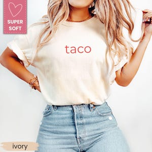 Taco Trump Comfort Colors® T-Shirt, Funny Tariffs & Trade Humor Tee, Political Apparel, Trump Always Chickens Out Tee, Taco Shirt