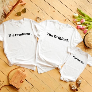 The Original Remix Shirt Set for Dad and Baby Toddler or Youth | Matching Family Tee Set | Daddy and Me Gift | Father’s Day Matching Shirts
