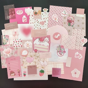 Junk Journal Grab Bags | notebook, stickers, washi tape, notepads, ephemera, scrapbooking, junk journaling, book pages, sticky notes