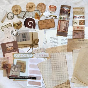 Stationery Grab Bags | stickers, washi tape, notepads, ephemera, scrapbooking, papers, book pages,sticky notes, doillies, deco, memos