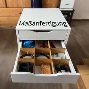 Schubladeneinsatz maßangefertigt, Schubladenorganizer, Schubladenteiler individuelle Größe