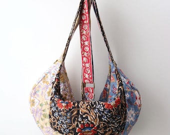 Fairmount Bag PDF Sewing Pattern: Crossbody Crescent Bag with Video