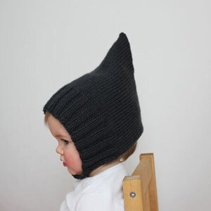 Knitting Pattern PDF Infant and Toddler Pixie Bonnet Knitting Pattern image 3