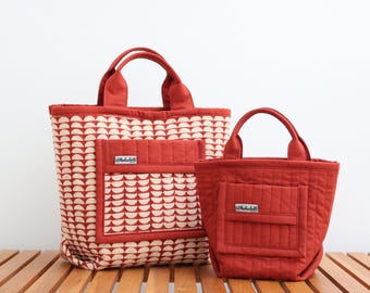 20% OFF Quilted Morris Tote Bag Bundle PDF Sewing Pattern: Standard & Mini (Video Tutorial)