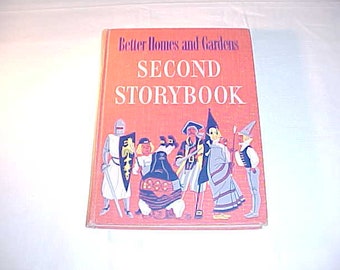 1952 Better Homes And Gardens Second Storybook Hardcover Children's Book