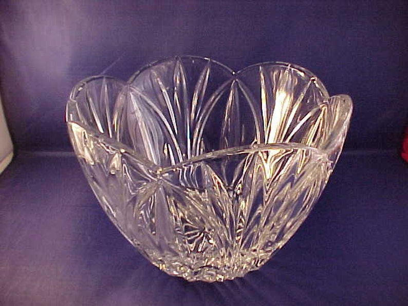 Lead Crystal Bowl Made in Poland Etsy