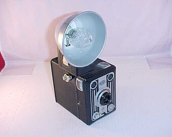 Bilora Box Camera With Flash Attachment
