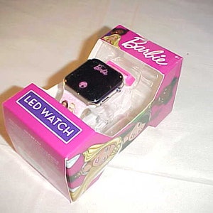 Barbie LED Watch In Original Box Working Condition