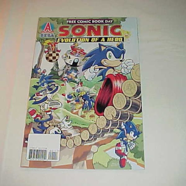 Archie Comics Sega Sonic Evolution Of A Hero Free Comic Book Day Issue Sonic The Hedgehog