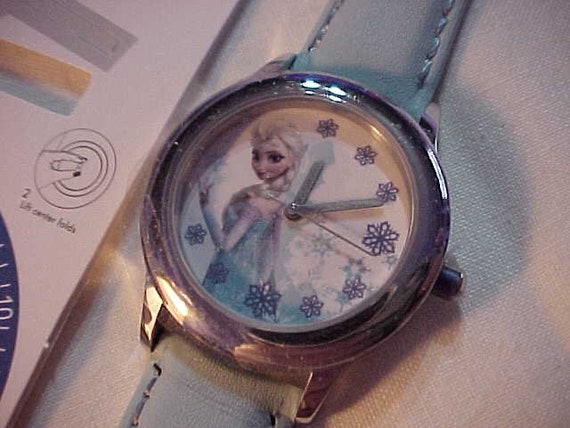 Disney Frozen Snow Queen Elsa Quartz Watch In Ori… - image 1