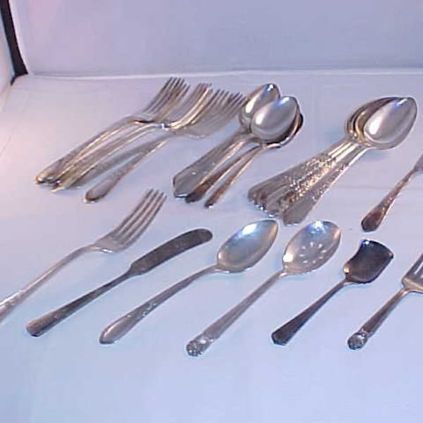 Miscellaneous Silver Plate Flatware - Simeon L. and George H. Rogers Oneida Ltd and Others