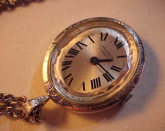 Landau - Vintage Swiss Made MCM Gold Tone Pendant Watch - AS  display picture 1