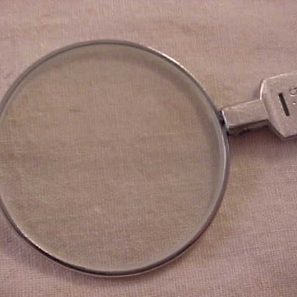 Eye Glass Optical Test Lens - Monacle Lens - Jewelry Pendant - Glass Test Lens - Glass Optical Lens
