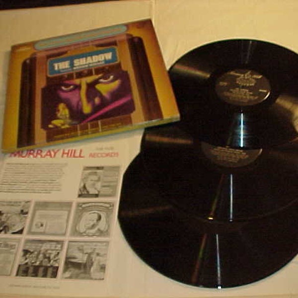 Original Radio Soundtrack LP Vinyl Record The Shadow 3 Lp Boxed Set Featuring Orson Welles