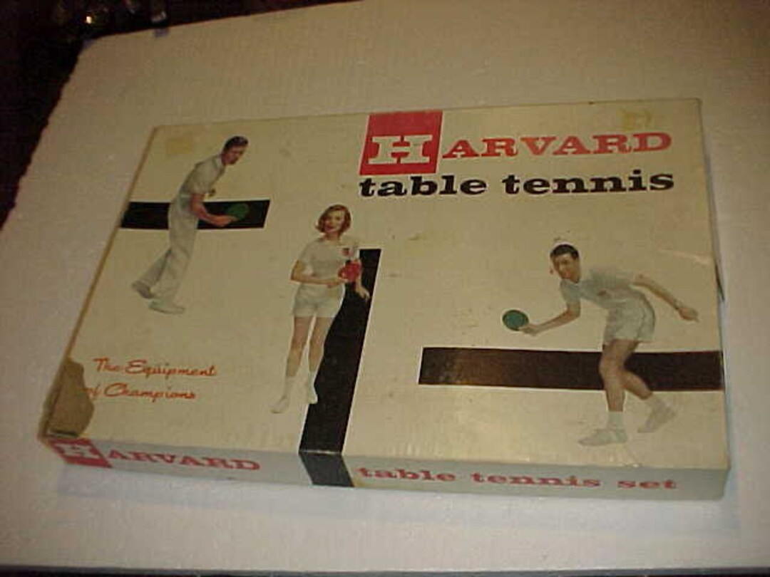 Harvard Table Tennis Set Original Box Ping Pong Set Etsy