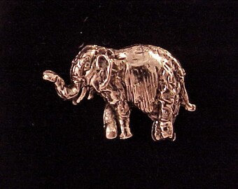 Gold GOP Elephant Tie Tack In Original Hard Plastic Case