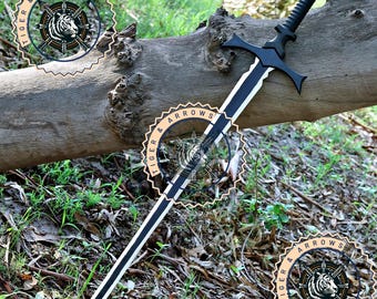 Replica della spada da vento Manon Blackbeak – Spada da cosplay del Trono di Vetro per esposizione
