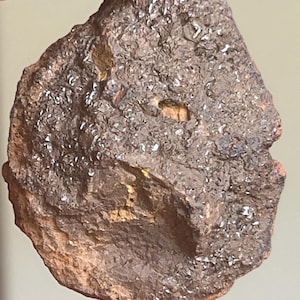 natural raw asteroid rock