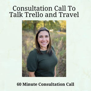 1-Hour Trello Consultation for Travel Agents | 1:1 Workflow, Organization & Board Support