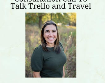 1-Hour Trello Consultation for Travel Agents | 1:1 Workflow, Organization & Board Support