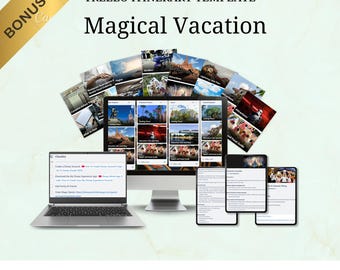 Magical Vacation Trello Template for Travel Agents and Advisors and Virtual Assistants