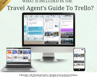 Trello Guide for Travel Agents | Step-by-Step Template (Digital Product)