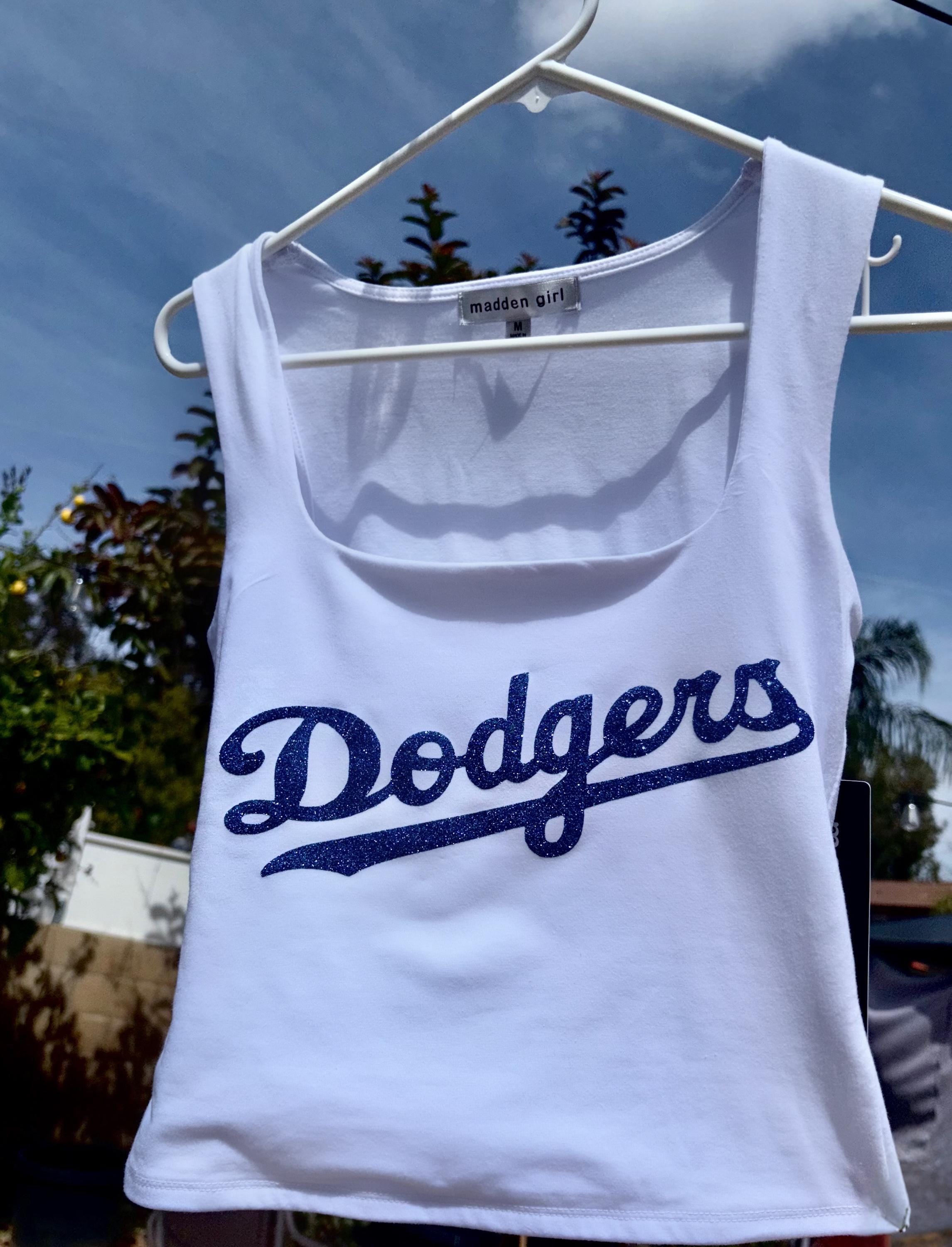 Los Angles Dodgers Mono Logo Graphic Tank Top - Mens