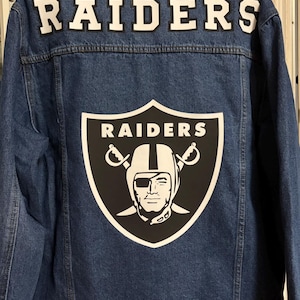Raiders Oversized Unisex Denim jacket