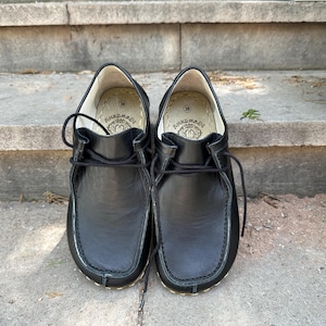 Minimalist Women Shoes,Handmade Barefoot Women Shoes,Walking Shoes, Grounding Women Shoes, Natural Zero Drop Women, All Leather Shoes,Black