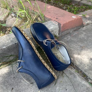 Minimalist Comfortable Barefoot Women Shoes,Natural Earting Women Shoes,Slip On Shoes, Grounding Shoes, Handmade Women, Leather Shoes,Green