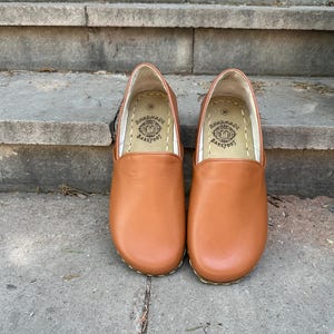 Natural Leather Women Shoes,Walking Barefoot Women Shoes,Handmade Barefoot Shoes, Comfortable Women Shoes,Shoe Women,All Leather Shoes,Tan