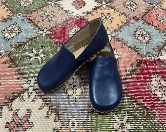Handmade Leather Minimalist Barefoot Shoes: Wide Toe Box  display picture 2