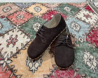 Handmade Leather Men's Barefoot Shoes: Minimalist Wide Toe Box