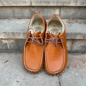 Walking Comfortable Barefoot Women Shoes,Natural Sport Women Shoes,Slip On Shoes, Grounding Women Shoes, Handmade Women, Leather Shoes,Tan