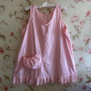chinese dress ladies Vintage 1970's Baby Pink Chiffon and Cotton Eyelet Maxi Dress –  sacredgardenvintage main image 0
