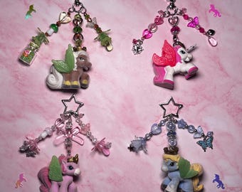 Filly Schlüsselanhänger (Fairy Edition) - handgemachte Fee/Pegasus Taschenanhänger
