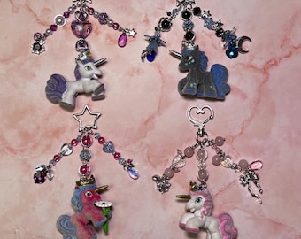 Portachiavi Filly (edizione unicorno) - Ciondoli per borse unicorno fatti a mano