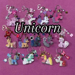 Handgemachte Vintage Filly Schlüsselanhänger (Einhorn Edition)