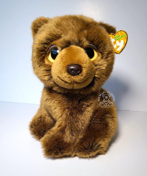 TY Wild Wild Best Collection 2011 YUKON Brown Bear Big Eyes