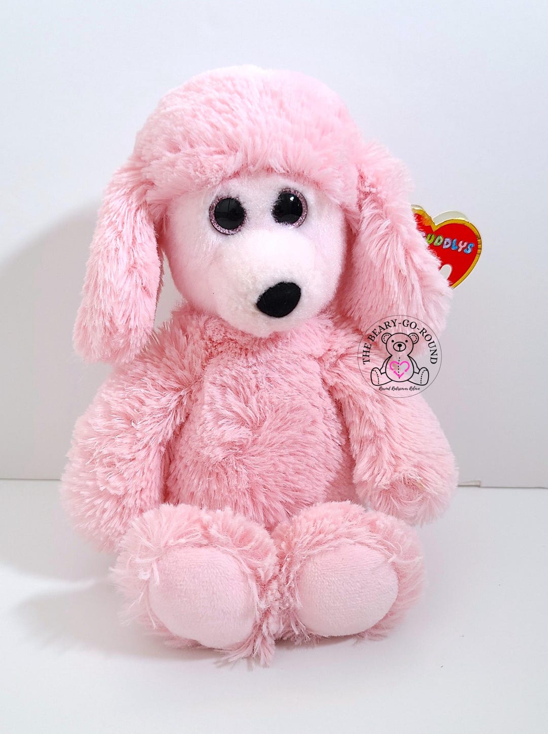 Ty Patsy Ty Cuddlys PRISCILLA Pink Poodle Dog Super Soft Plush Toy 9