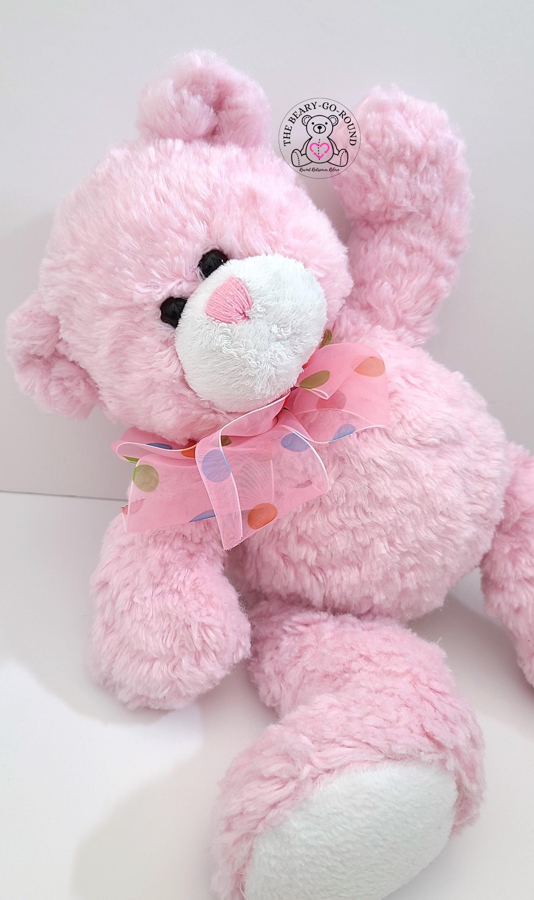 Beautiful TY Classic Collection 2007 DEWDROPS Pink Teddy Bear W