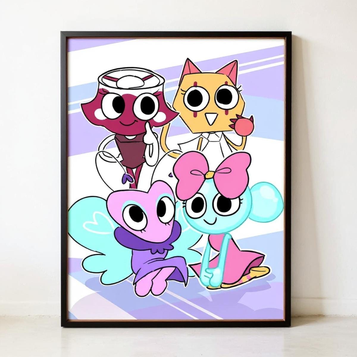 Dandys World Poster Aesthetic Wall Art Decoration Posters Cartoon Print ...