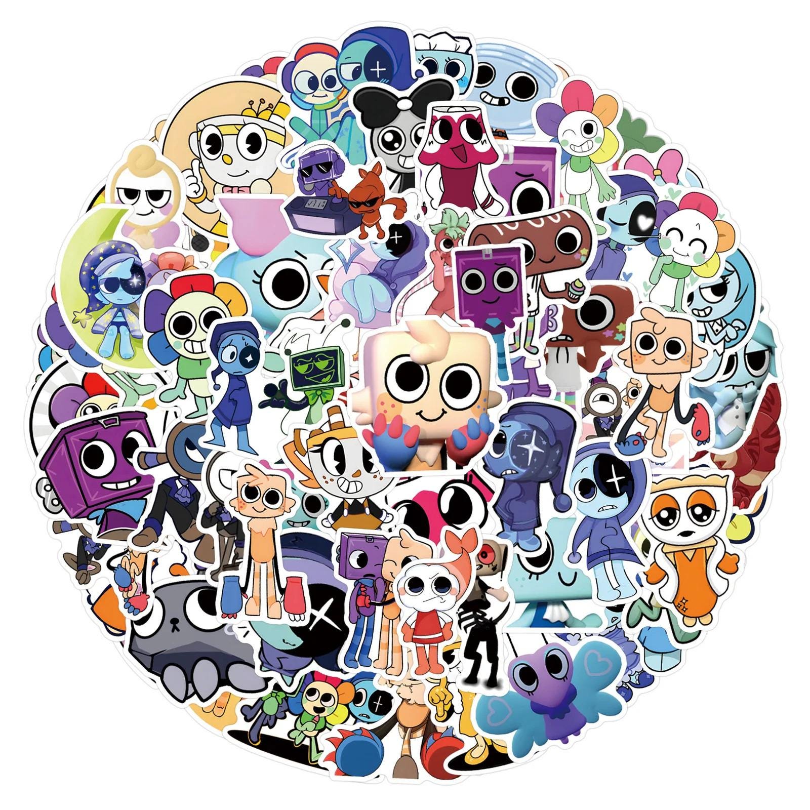 Dandys World Stickers (106) | Waterproof Vinyl Cartoon Decals - Etsy