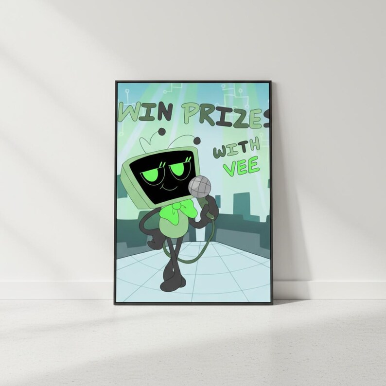 Dandys World Poster Aesthetic Wall Art Decoration Posters Cartoon Print ...