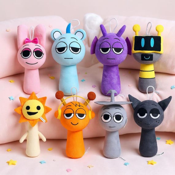 スプルンキぬいぐるみ、20cm アニメゲームキャラクターキーホルダー