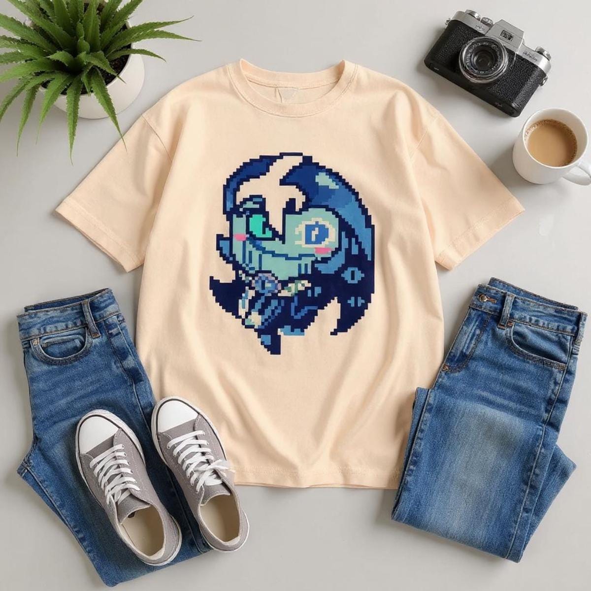 シャドウミルククッキーTシャツトップクッキーランキングダム