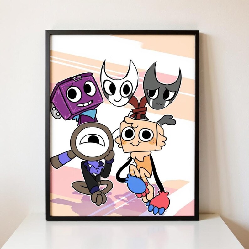 Dandys World Poster Aesthetic Wall Art Decoration Posters Cartoon Print ...