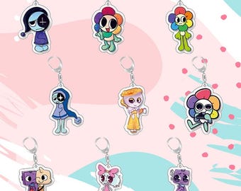 Dandys World Game Keychain Gamer Accessories Gift