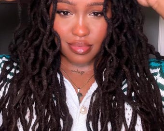 Handcrafted 100% Human Hair Loc Extensions | Permanent & Customizable