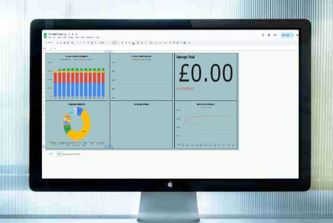 Personal Budgeting Spreadsheet - Etsy
